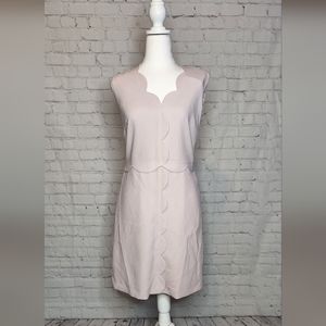 Ted Baker Scallop Edge Dusty Pink Dress